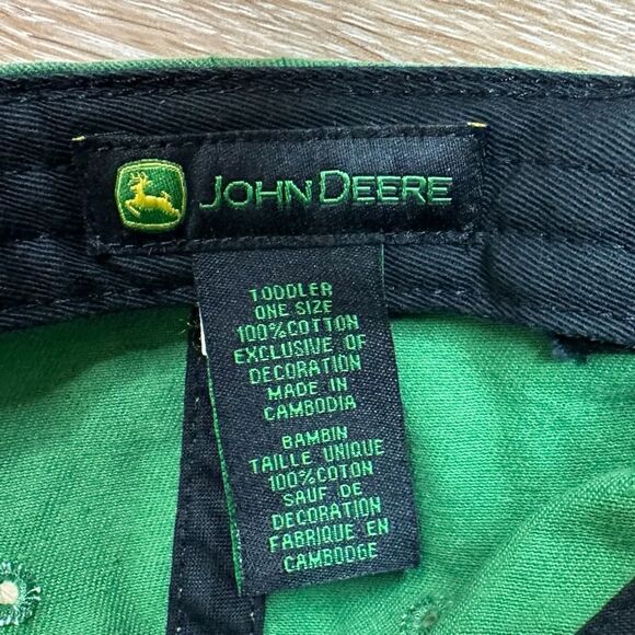 John Deere Toddler Green Embroidered Baseball Cap Hat - Picture 10 of 11